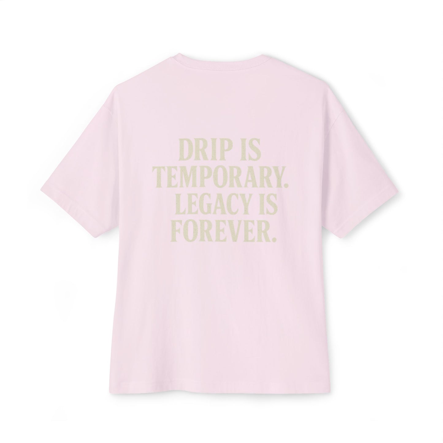 Unisex Oversized Boxy Tee with Crown & Rose Design | Trendy Graphic Tee, Streetwear Fashion, Layering Essential, Gift for Him/Her