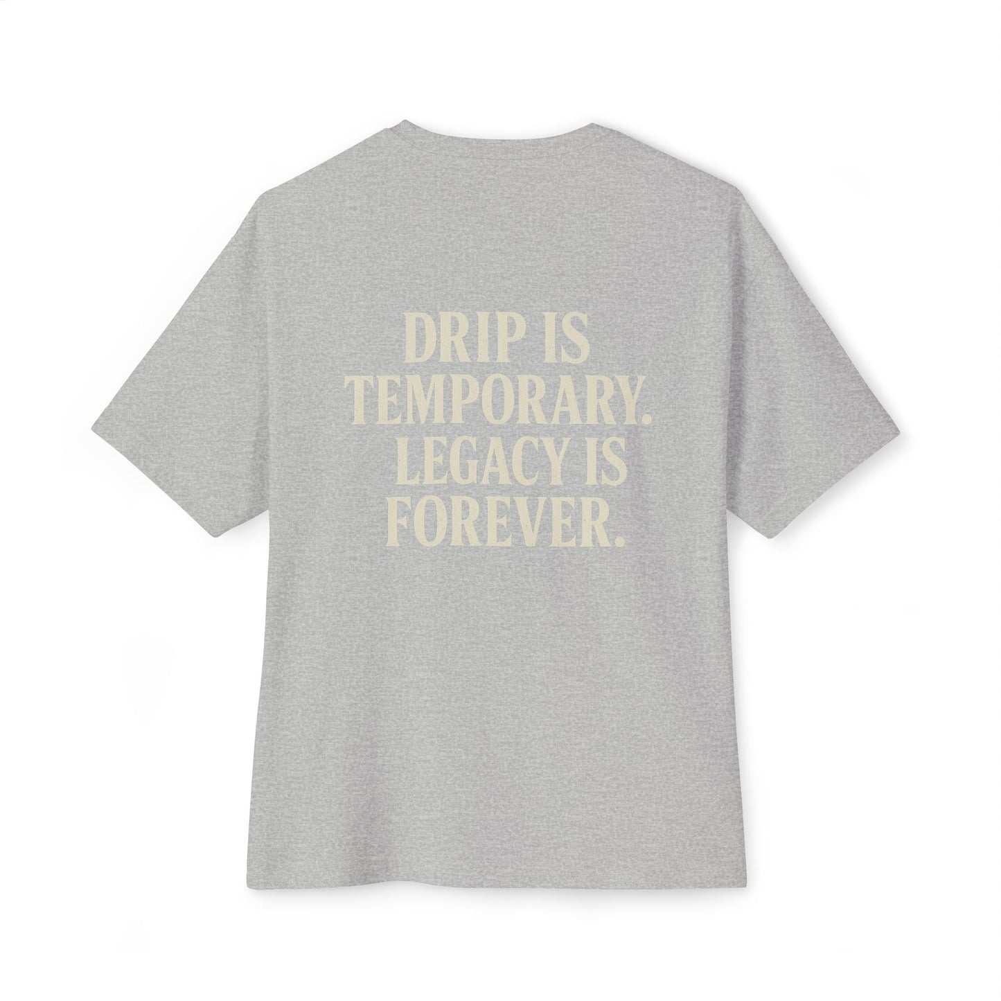 Unisex Oversized Boxy Tee with Crown & Rose Design | Trendy Graphic Tee, Streetwear Fashion, Layering Essential, Gift for Him/Her