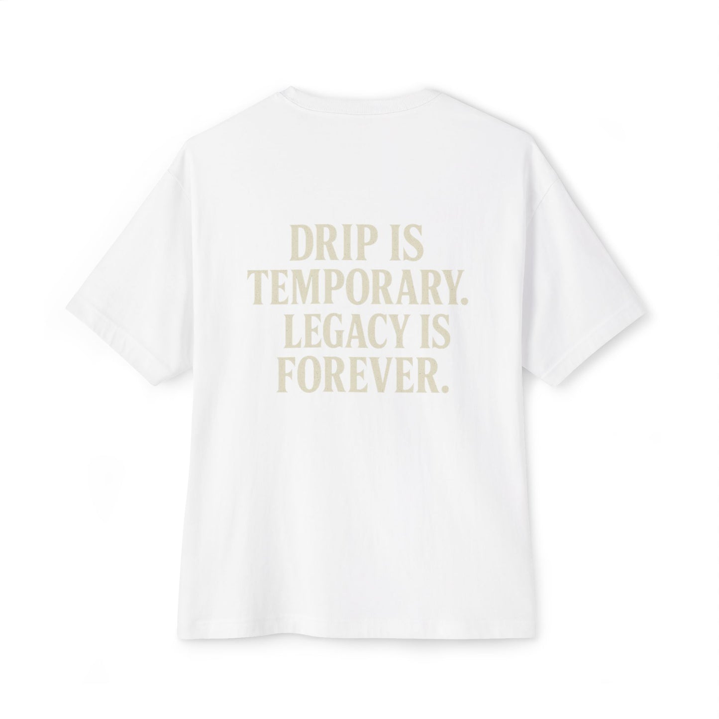 Unisex Oversized Boxy Tee with Crown & Rose Design | Trendy Graphic Tee, Streetwear Fashion, Layering Essential, Gift for Him/Her