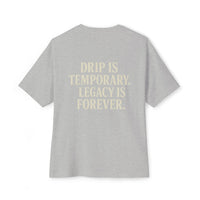 Unisex Oversized Boxy Tee with Crown & Rose Design | Trendy Graphic Tee, Streetwear Fashion, Layering Essential, Gift for Him/Her